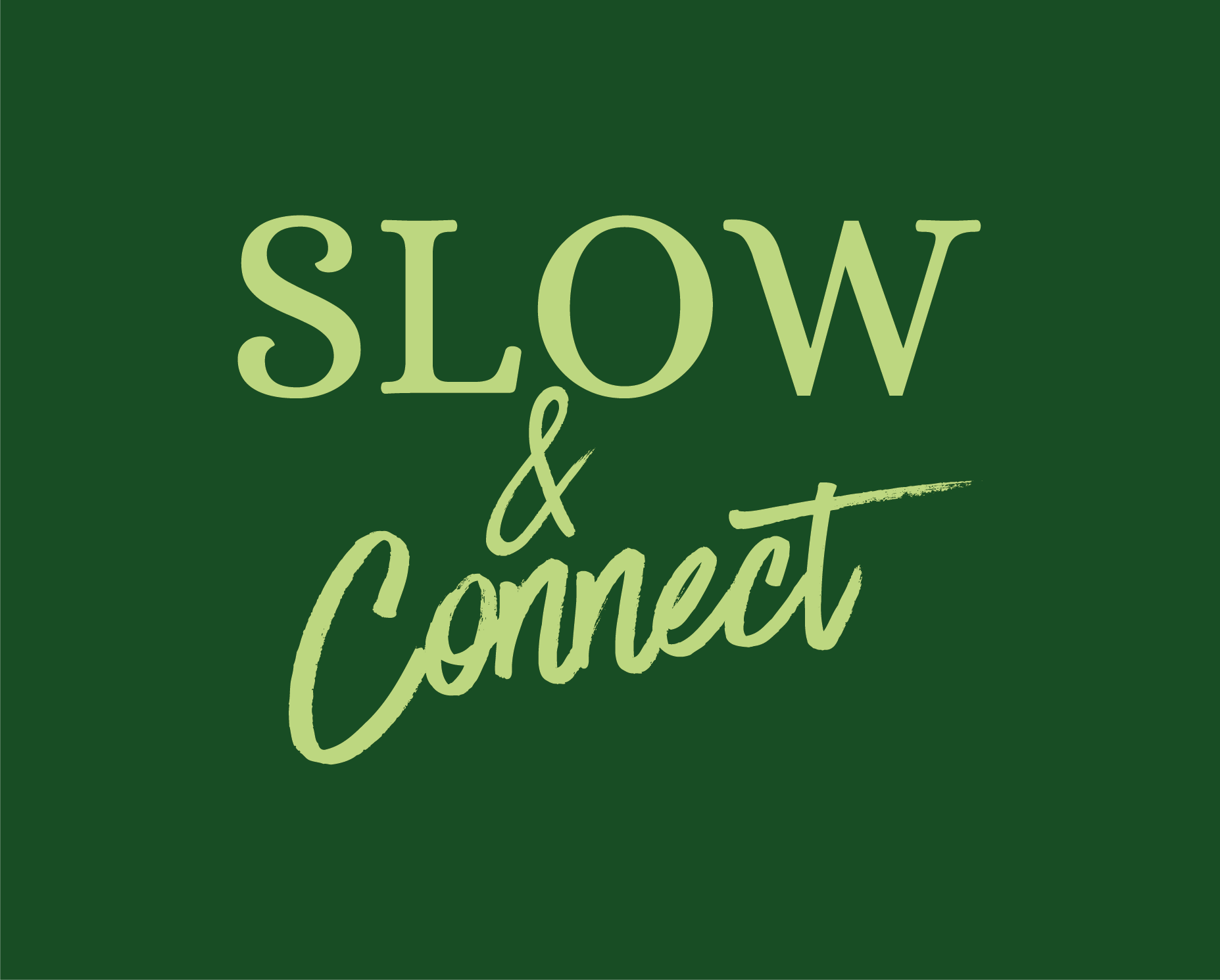 Logo SLOW & Connect — format d'événement MAD* & Connect